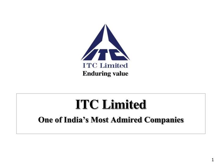 itc limited one of india s most admired companies