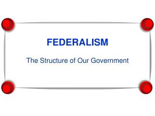 FEDERALISM