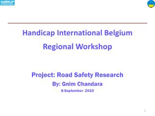 Handicap International Belgium Regional Workshop