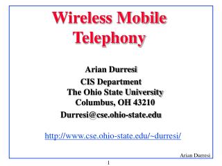 wireless mobile telephony