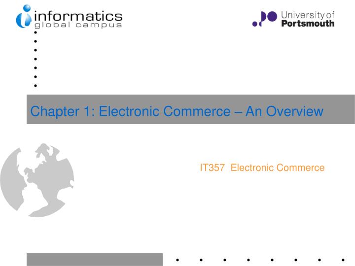 chapter 1 electronic commerce an overview