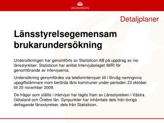 l nsstyrelsegemensam brukarunders kning