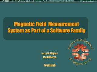 Magnetic Field Measurement System as Part of a Software Family
