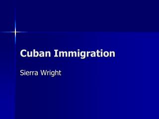 Cuban Immigration