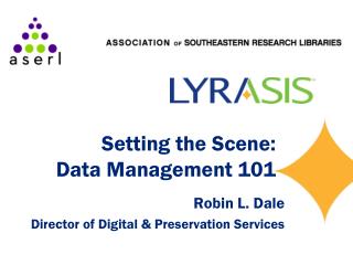Setting the Scene: Data Management 101