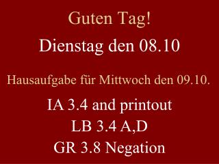 guten tag