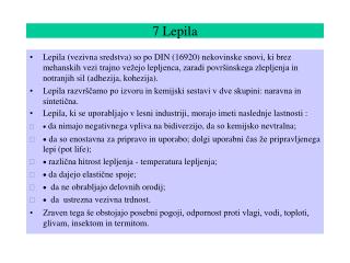 7 lepila