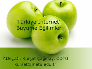 Türkiye Internet'i Büyüme Eğilimleri