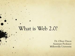 What is Web 2.0?