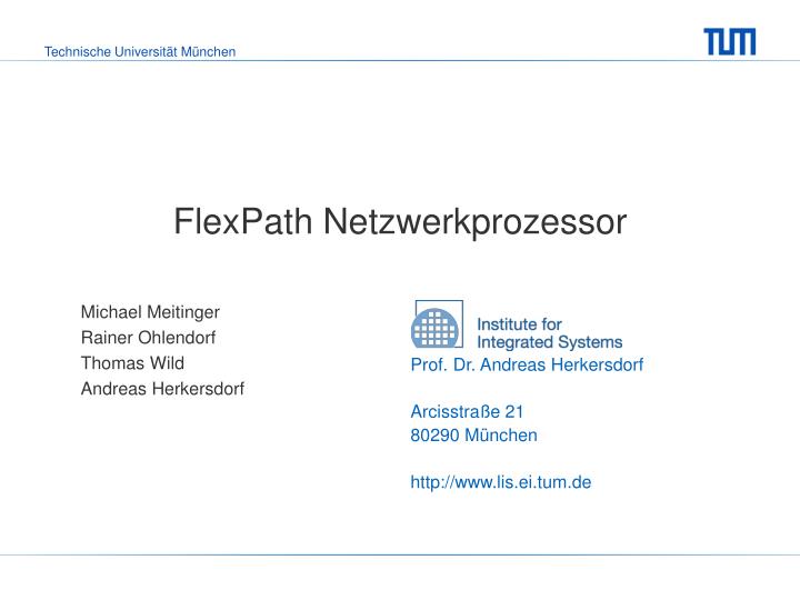 flexpath netzwerkprozessor