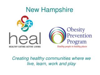 Creating healthy communities where we live, learn, work and play