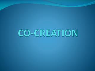 CO-CREATION