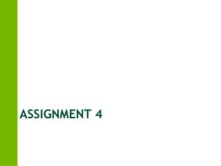 assignment 4