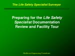 The Life Safety Specialist Surveyor - slide 1