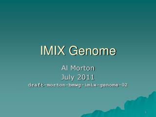 IMIX Genome