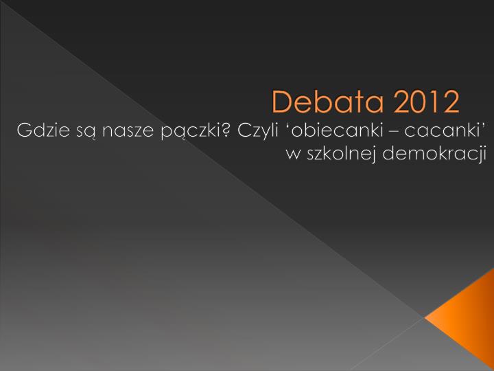 debata 2012