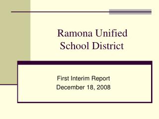 Ramona Unified School District
