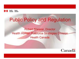 Public Policy and Regulation