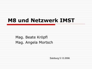 m8 und netzwerk imst