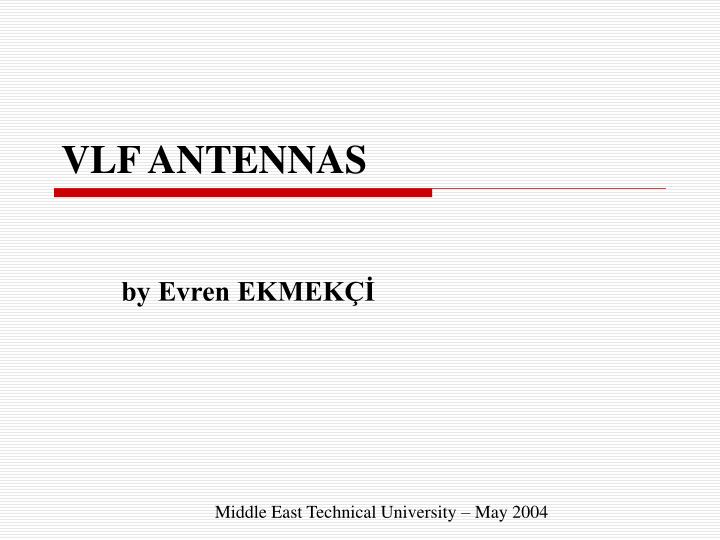 vlf antennas