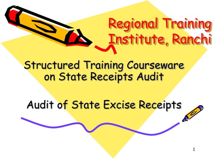 regional training institute ranchi