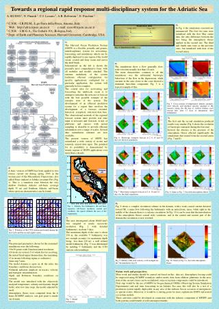 Towards a regional rapid response multi-disciplinary system for the Adriatic Sea