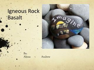 Igneous Rock Basalt
