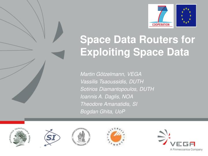 space data routers for exploiting space data