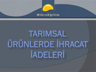 tarimsal r nlerde hracat adeler