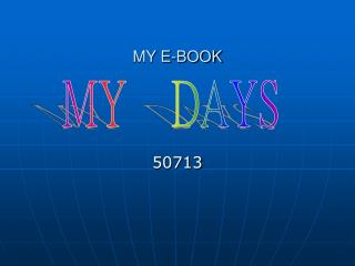 my e book