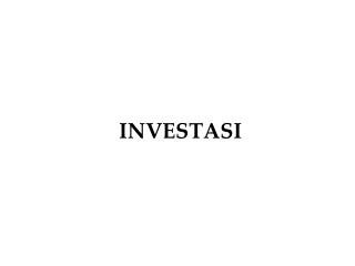 investasi