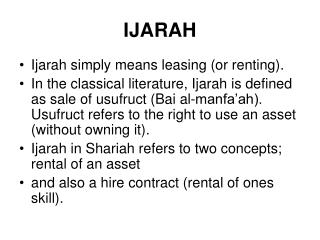 IJARAH