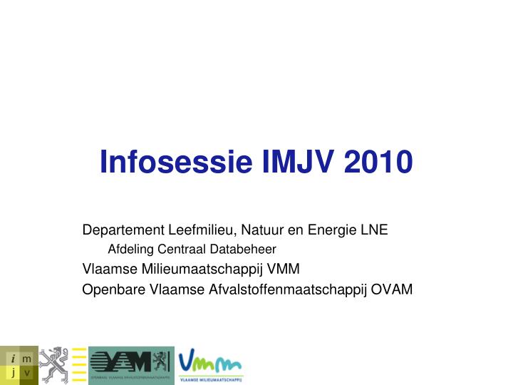 infosessie imjv 2010