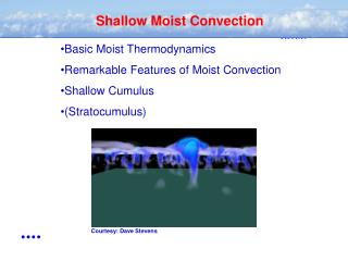 Shallow Moist Convection