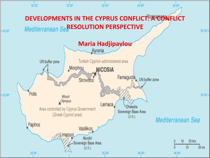 developments in the cyprus conflict a conflict resolution perspective maria hadjipavlou
