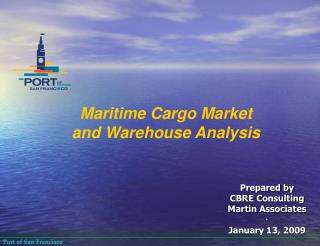 Maritime Cargo Market and Warehouse Analysis