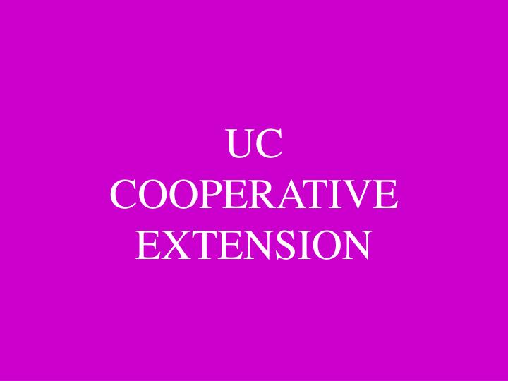 uc cooperative extension
