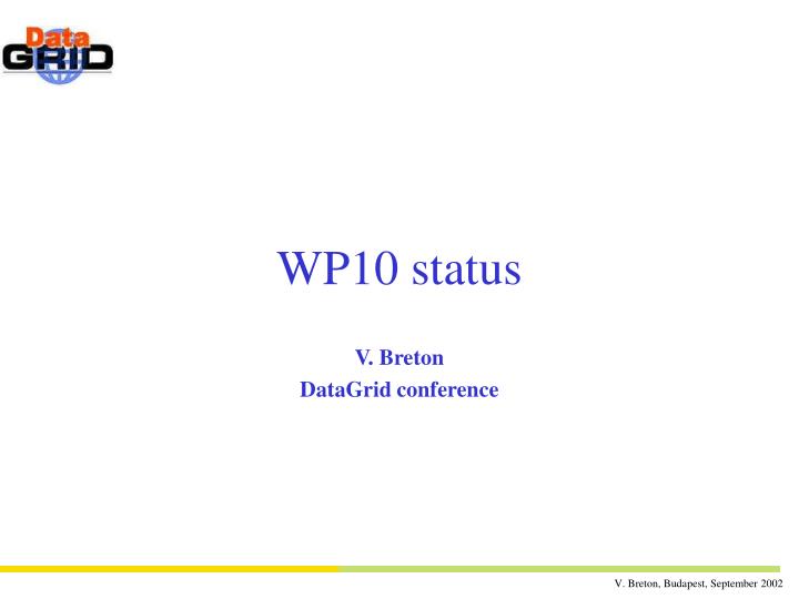 wp10 status