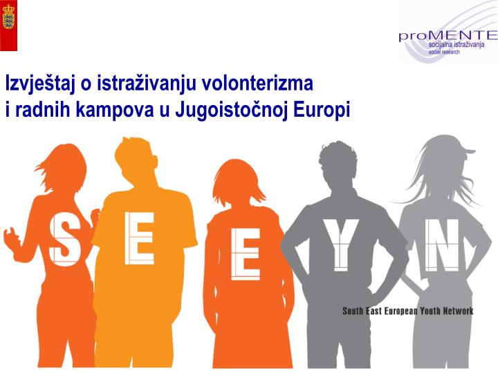 izvje taj o istra ivanju volonterizma i radnih kampova u jugoisto noj europi