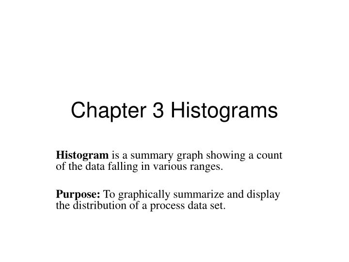 chapter 3 histograms