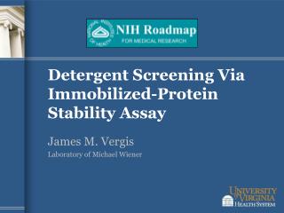Detergent Screening Via Immobilized-Protein Stability Assay