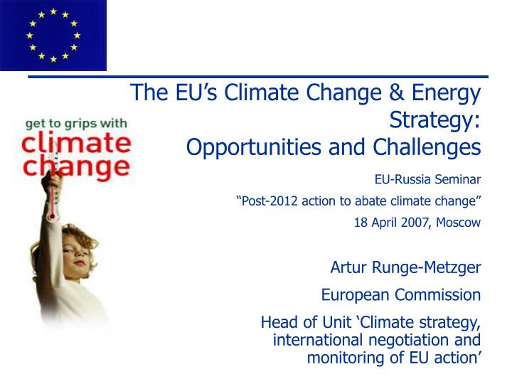 the eu s climate change energy strategy opportunities and challenges