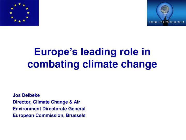 europe s leading role in combating climate change