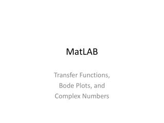 MatLAB