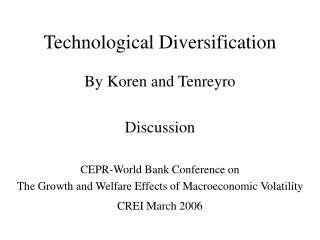 technological diversification