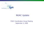 NGAC Update - slide 1