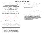 Fourier Transform - slide 1