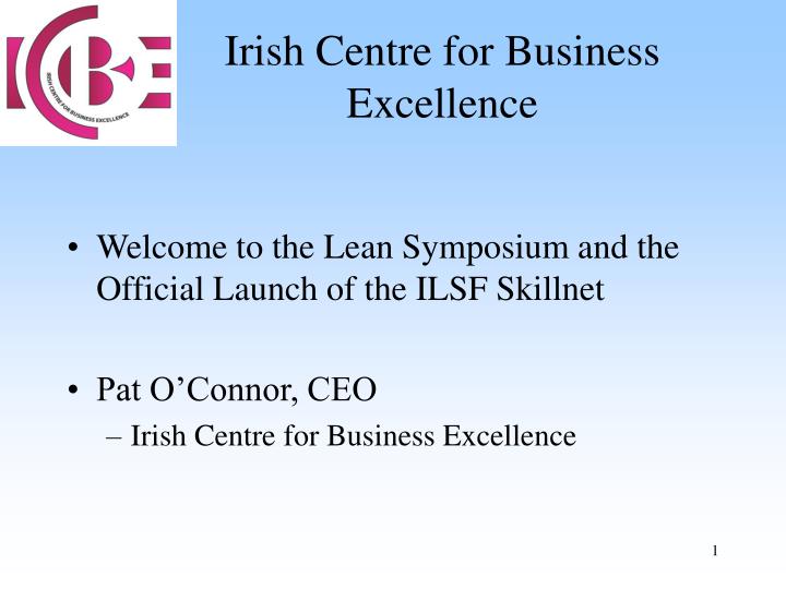 irish centre for business excellence