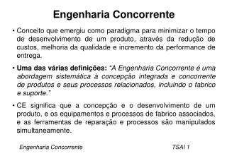 engenharia concorrente