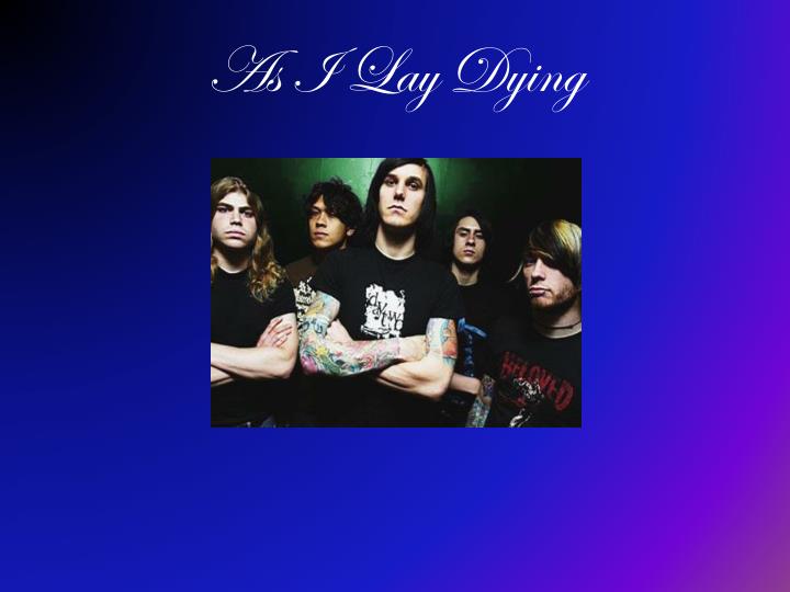 as i lay dying